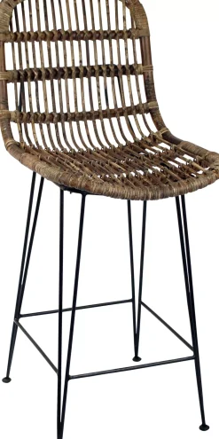 Sillas De Bar<CASA Sumatra Silla De Bar Negro, Natural