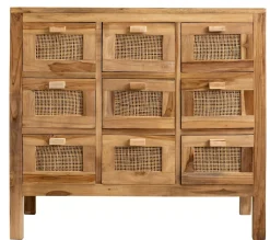 Cajoneras<CASA Teck Cajonera Farmacia Natural