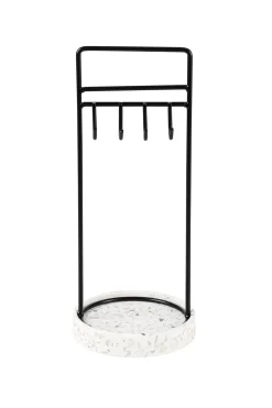 Joyeros<CASA Terrazzo Joyero Negro, Blanco, Gris