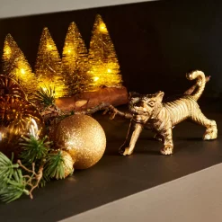 Figuras Decorativas<CASA Tiger Tigre Decorativa Dorado