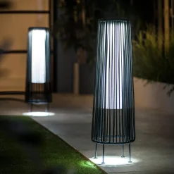 Iluminación Exterior<CASA Tower Lampara Solar Con Led Blanco