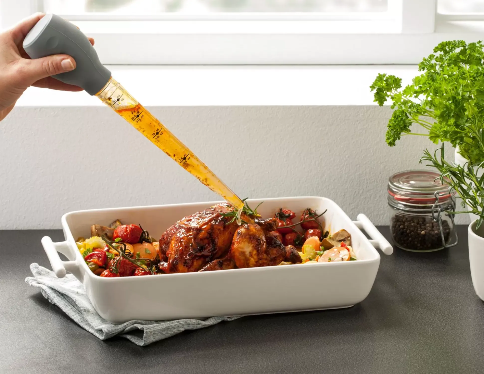 Accesorios Para Resposteria<CASA Turkey Jeringa Para Salsas Gris