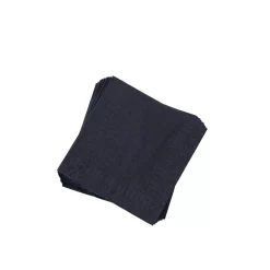 Servilletas<CASA Uni Juego De 20 Servilletas Negro