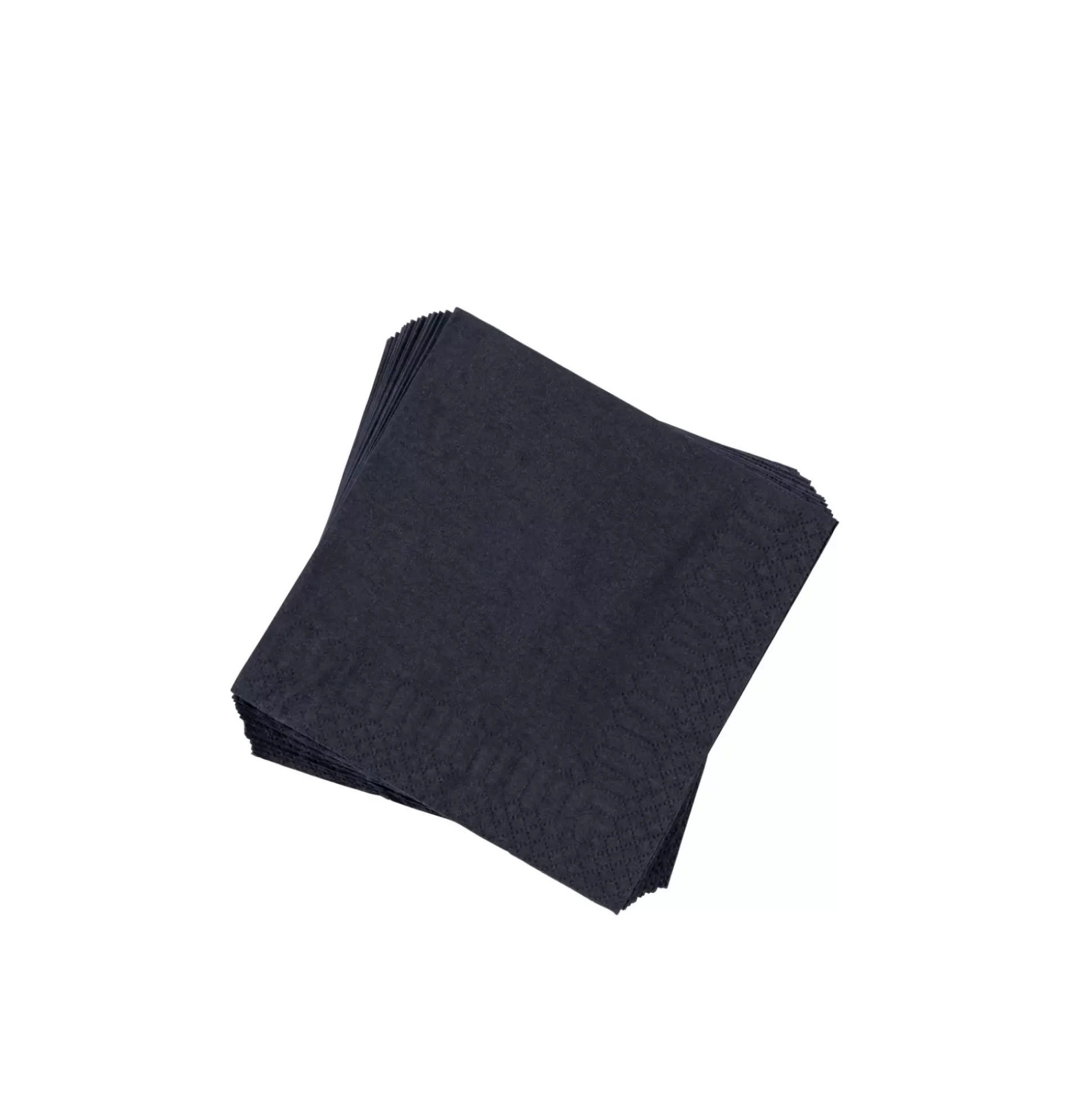 Servilletas<CASA Uni Juego De 20 Servilletas Negro
