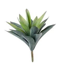 Ramos Artificiales<CASA Vera Planta Crasa En Un Palillo Verde