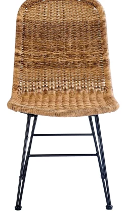 Sillas De Jardín<CASA Vienna Silla De Comedor Negro, Natural