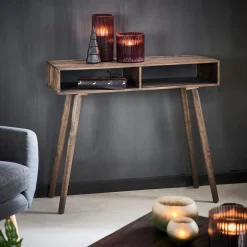 Consolas<CASA Vintage Consola Marron, Natural