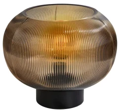 Lamparas De Mesa<CASA Vinto Lampara De Mesa Ambar Transparente