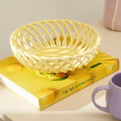 Accesorios De Cocina<CASA Wovy Frutero Amarillo Claro