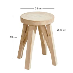 Mesas Auxiliares<CASA Xander Mesa Auxiliar Natural