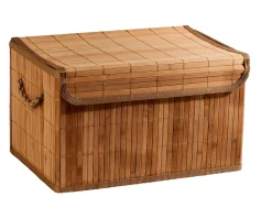 Cestas De Almacenaje<CASA Zen Caja Con Asas Natural